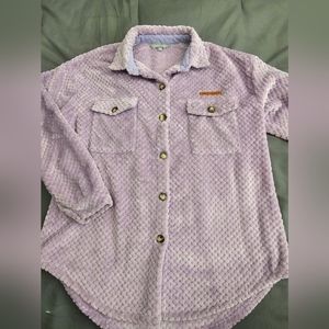 Simply Southern fleece button down shirt XL